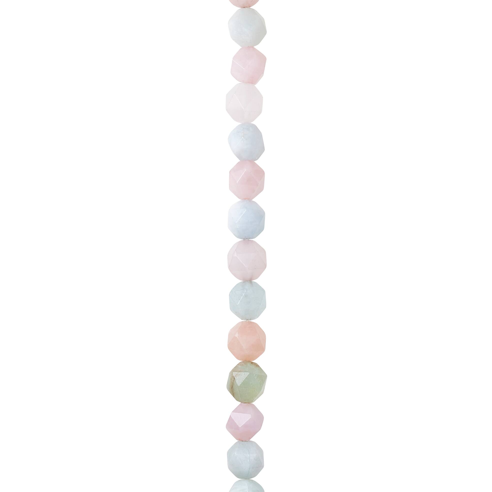 Morganite Faceted Beads by Bead Landing™, 8mm